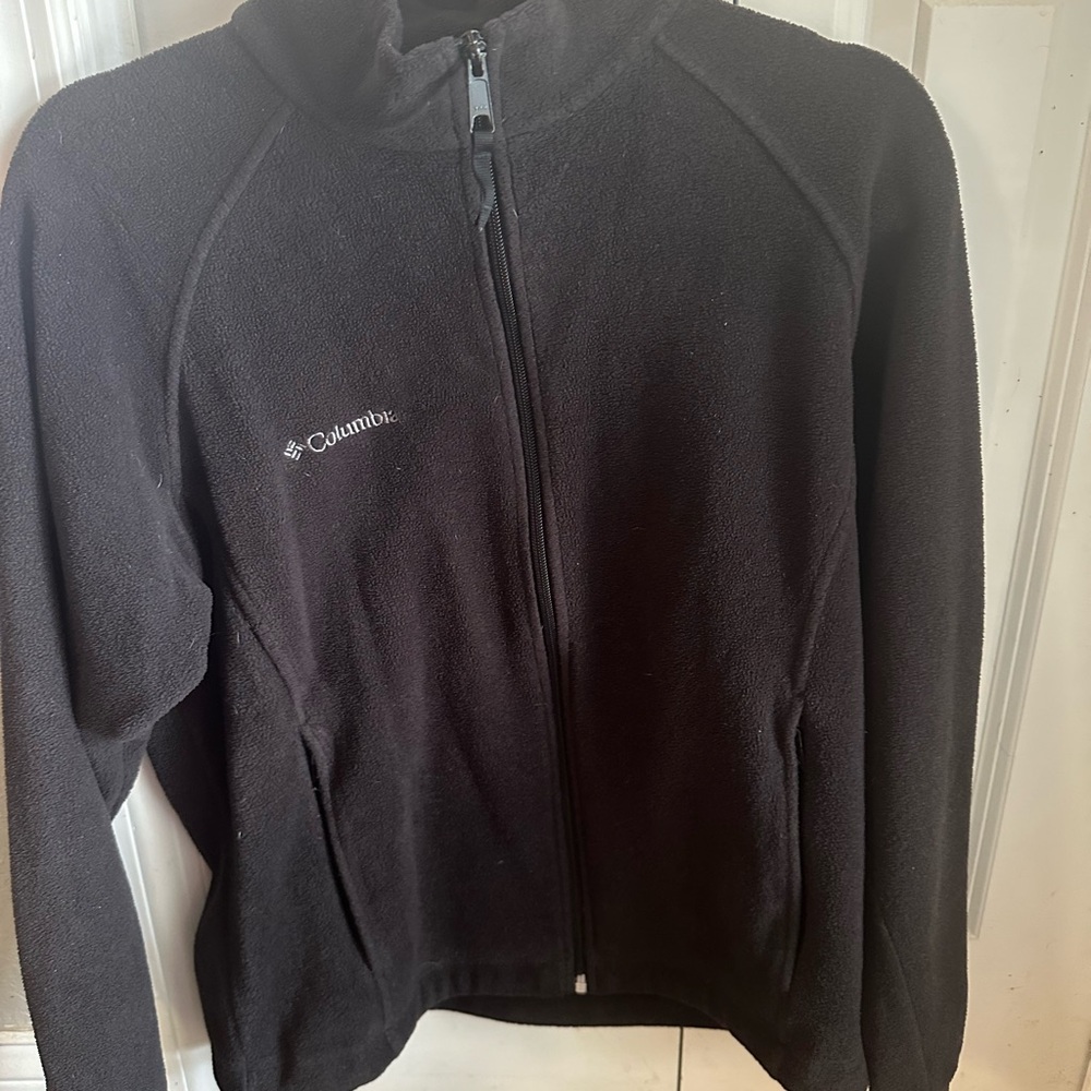 Columbia Black Full-Zip Fleece Jacket